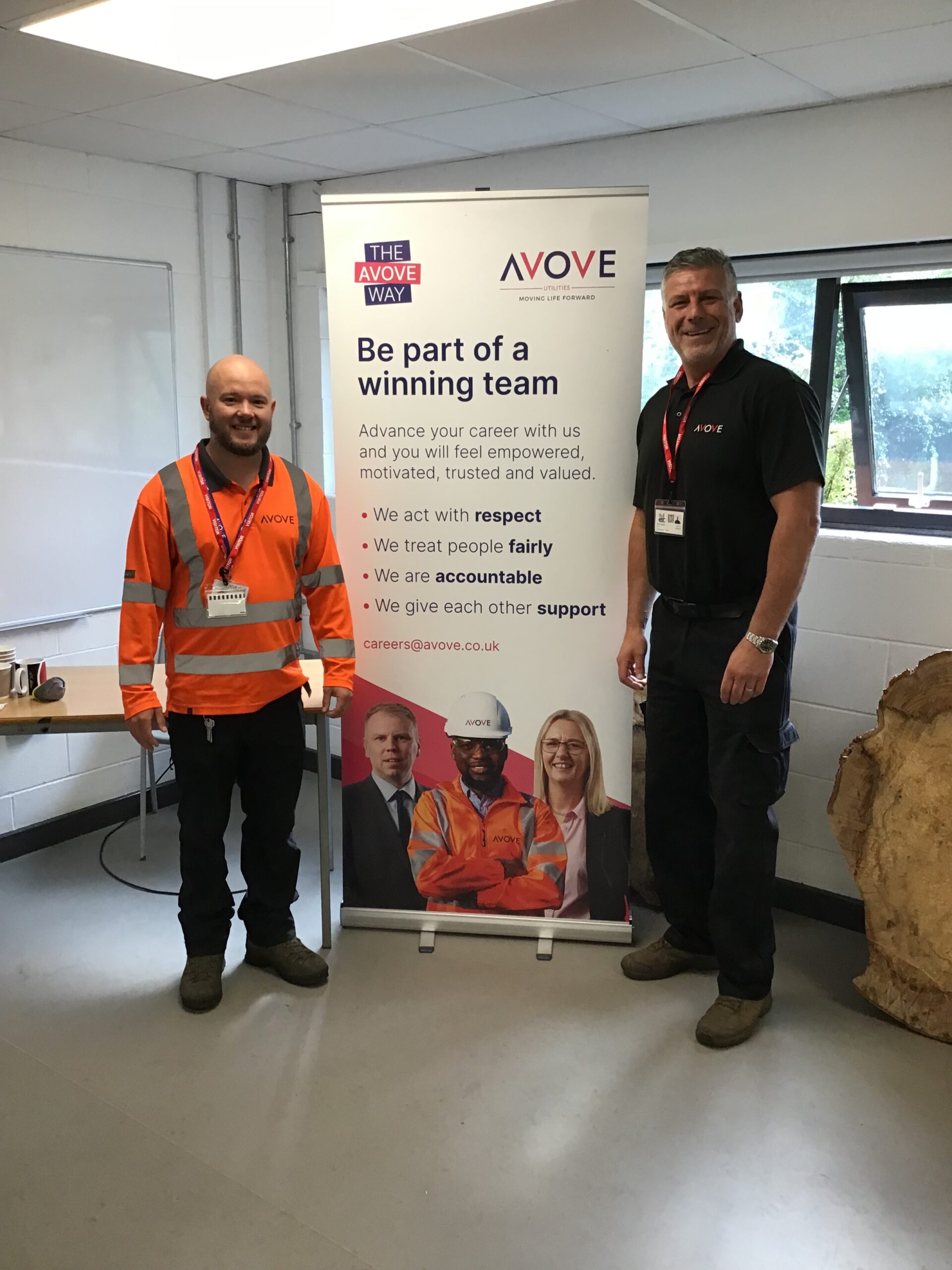 Avove Arboricultural Surveyors, Toby and Matt, visit Houghall College to inspire the next generation of arborists.