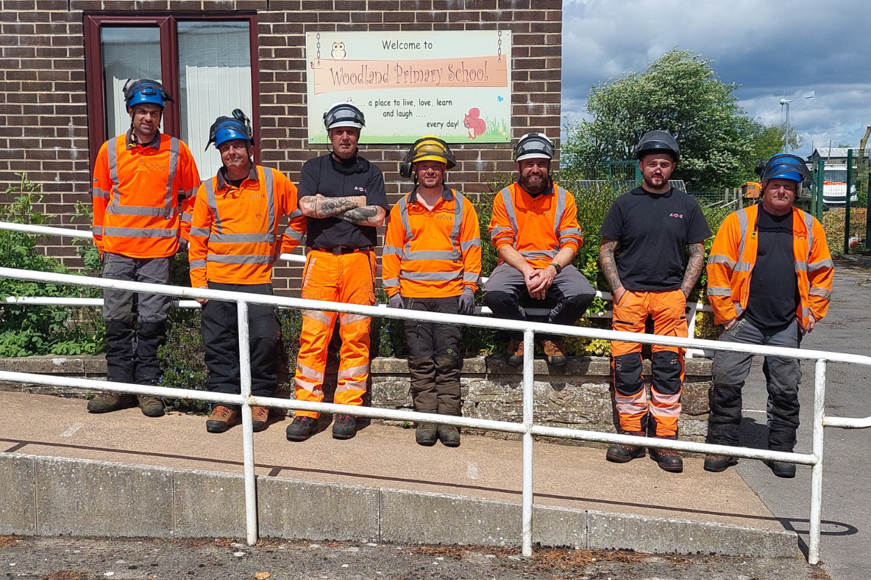 Avove Vegetation Management Team Supports Durham Primary School