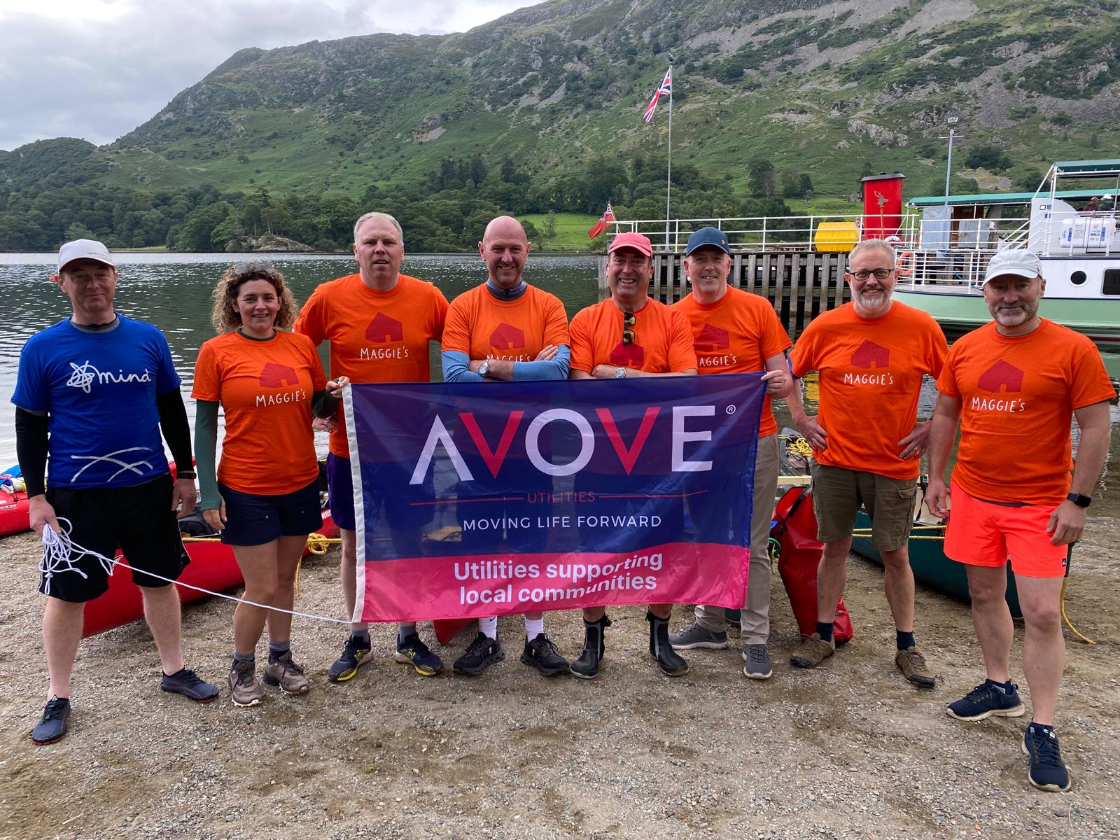 Avove ELT take on 14km kayak challenge for our charity partners, Mind and Maggies